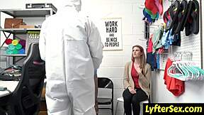 Stepdaughter Ashley Lane and mom detained shoplifting submit to officer