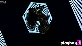 black babe strips lingerie revealing petite naked curves slowly