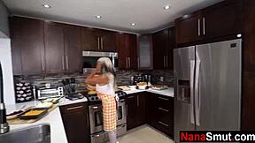 stepgranny blew my cock almost caught