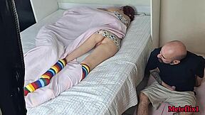 had to share room with boyfriend's stepdad... ended up bent over doggystyle