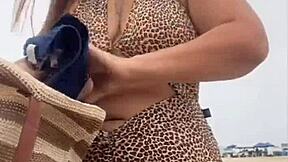 No-Panty Beach Dress Sparks Dirty Chat with Stranger