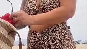 No-Panty Beach Dress Sparks Dirty Chat with Stranger