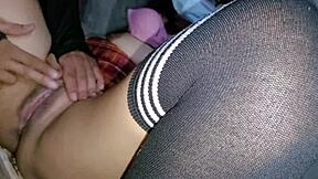 delivery rider makes pinay teen squirt hard during intense session
