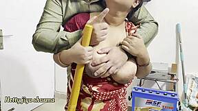 i own this desi maid pounding her big tits ass rough with dirty hindi talk
