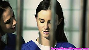 two prison babes grind and scissor juicy pussies nonstop