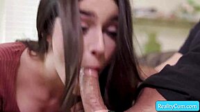 chanel camryn sucks seth gamble huge dick swallows deep reality?