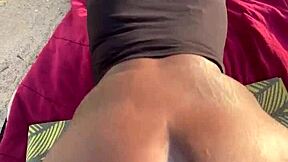 shy teen neighbor craves big black cock sneaking out for rough pounding