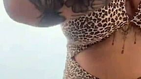 No-Panty Beach Dress Sparks Dirty Chat with Stranger