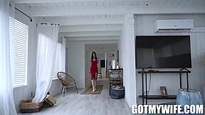 Kelly Caprice Begs for Big Cock Threesome as Husband Watches Friend Pound Her