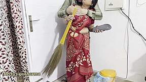 i own this desi maid pounding her big tits ass rough with dirty hindi talk