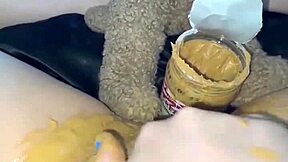 stepsis snowwhite stuffs food in her dripping pussy for craziest arab kink in la?