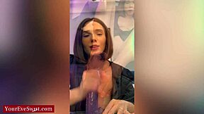 love watching me deepthroat this toy?? your cock next baby 😘🍆