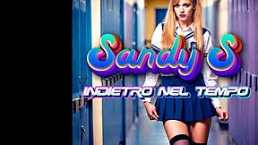 Trailer back in time VM18 Sandy’s new album PMV 😍 Teen cosplay school parody ita porno music! 🎶