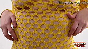 Curvy redheads penny pax violet monroe double dildo gaping pussy fuck ecstasy