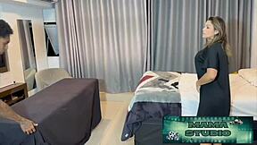 hired bbc gigolo masseur to make mama cum hard gratis 🔥