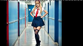 Trailer back in time VM18 Sandy’s new album PMV 😍 Teen cosplay school parody ita porno music! 🎶
