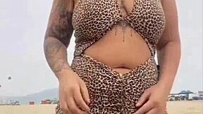 No-Panty Beach Dress Sparks Dirty Chat with Stranger