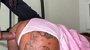 cheating atlanta slut bends for bbc anal pounding in costume?