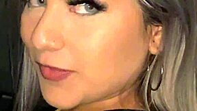 petite blonde colombian tours city then rides cock publicly in car!