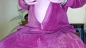 erotic video call with moaning pregnant italian camgirl in forest