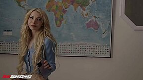Freshman Stepsis Sucks Cock in Classroom—Doggystyle Next, You Pervert?