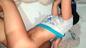 oh man this cute latina teen with perfect body moans wild in missionary orgasm