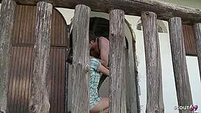 nympho farm daughter seduces old whitezilla for outdoor anal