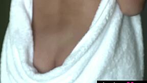 petite ukrainian teen lilit ariel showering