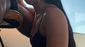 Girlfriend's MOUTH Makes His BBC THROB Hard