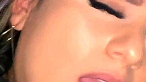 petite blonde colombian tours city then rides cock publicly in car!
