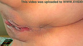 japanese couple's close-up lick on wife's shaved virgin pussy