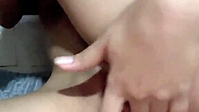 petite beauty fingers tight pussy in sexy underwear