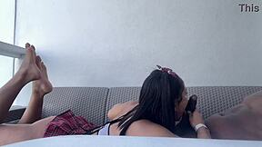 Cute Student Sucks Teacher Balls Excellent Blowjob Amateur