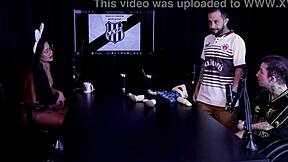 tifany rocha's safado chat bursts with PUTARIA on SHEER RED