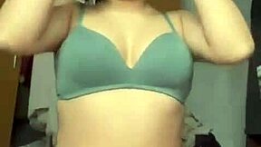 Horny Petite Latina Masturbates Pussy After Steamy Shower