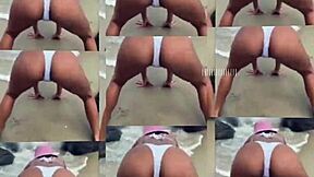 levei minha amiga pra transar no swing e ela gozou gostoso com o cara