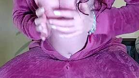 erotic video call with moaning pregnant italian camgirl in forest