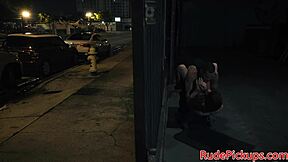 spex petite hardfucked rough in public outdoors