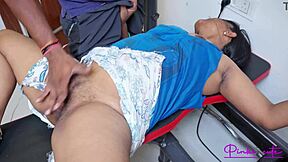 Indian Pinki Bhabhi's Gym Doggy Pound By Dewar Turns Sensual