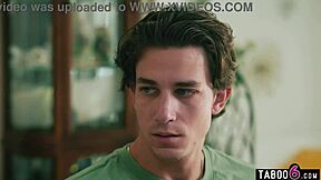 Gilf stepmom huge boobs titty fucks two young 18+ stepsons