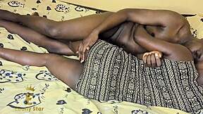 RELAXING ROMANTIC MOMENT WITH EBONY GODDESS RIDING COCK -4K60FPS