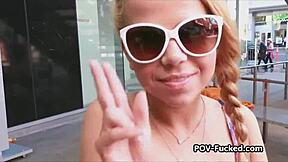 heart pounding as i pov fuck this hot blonde tourist teen spinner so deep