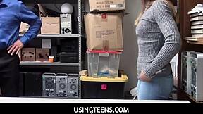 punished asian teen bounces tight pussy on cock in garage revenge fuck.
