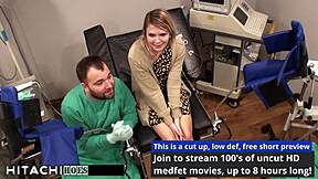 Doctor-tampa forces olivia kassady's petite shaved pussy to mandatory hitachi orgasms