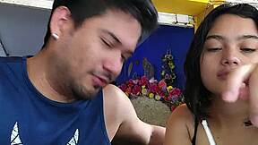 Post-Party Petite Brunette Babe Craves Close-Up Hardcore Action!