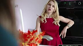 why is stepdaughter tied up while mom and dad watch her fuck?