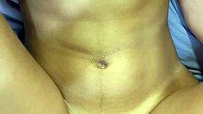 Slutty college girlfriend moans getting missionary pounded hard?