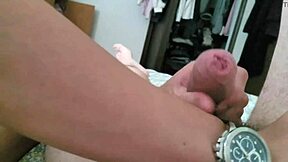 CUM On My WRIST During This Hot Teen Handjob Fetish With Cute Girlfriend Tits!