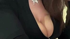 whoa check out my stepsister's huge milky natural tits on webcam
