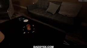 hot blonde stepdaughter khloe kapri takes stepdad's pov doggy